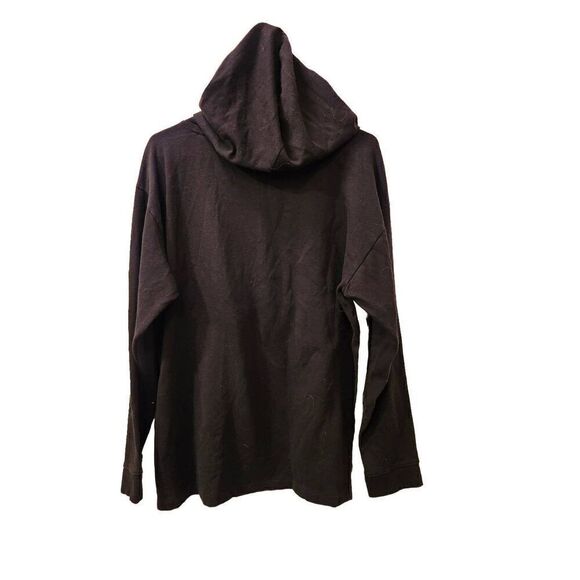 Victoria Secret PINK Sweater Womens Large Long Sleeve Spell Out Sequin Black * - Picture 2 of 4